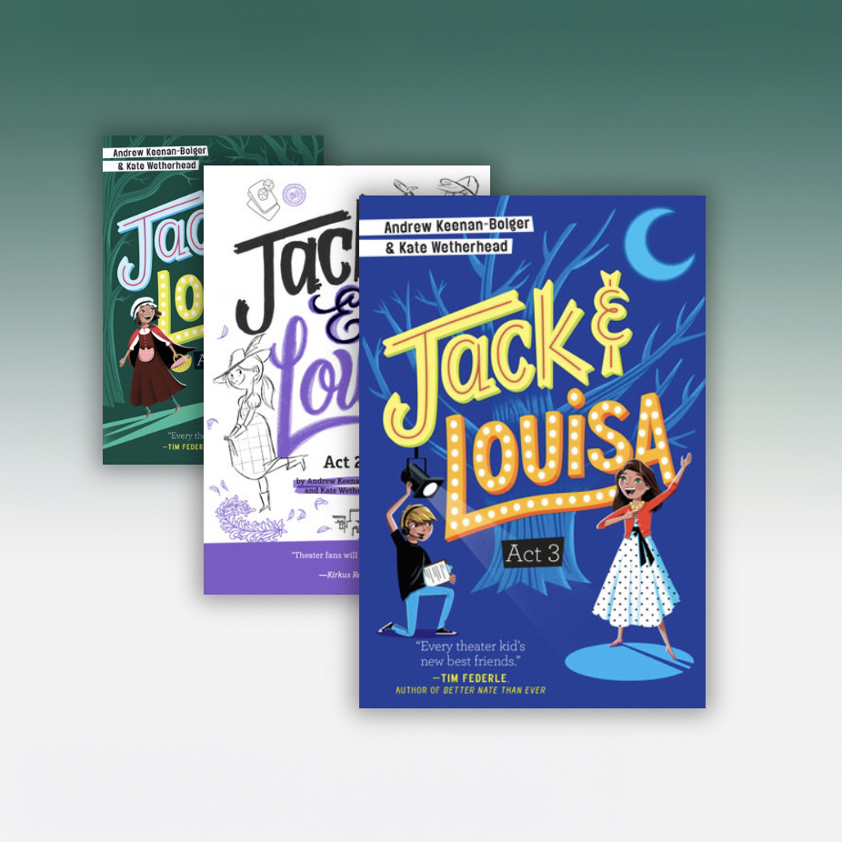 The three books in the Jack and Louisa middle grade series